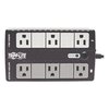 Tripp Lite UPS System, 350VA, 3 UPS/Surge; 3 Surge Only Outlets, Desktop/Tower, Wall, Out: 110/115/120V INTERNET350U